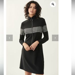 Joseph Ribkoff A Line Zip Front Dress